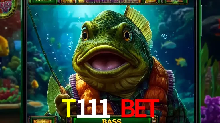 Personagem de peixe pescador do popular jogo de slot com tema de pescaria, uma das emocionantes opções de caça-níqueis para jogar e ganhar no cassino T111 bet.