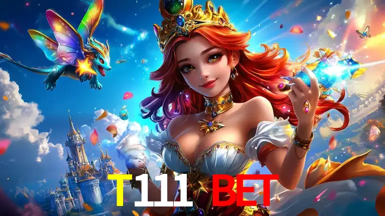 A princesa de um reino de fantasia mágico, com seu pequeno dragão, apresentando um mundo de prêmios encantados nos jogos de caça-níqueis do cassino T111 bet.